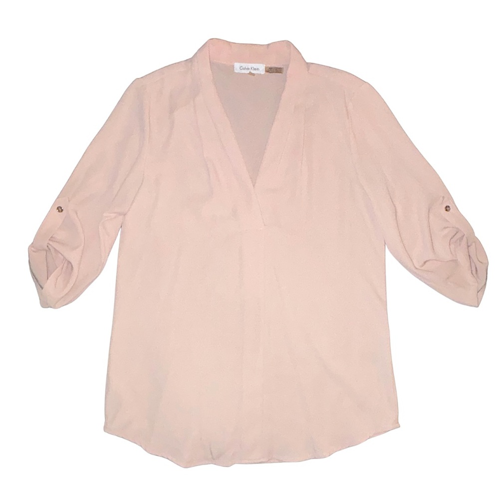 Calvin Klein Dusty Light Pink Top size Small